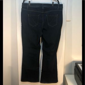 Lane Bryant Dark Blue Boot Cut Genius Fit Jeans